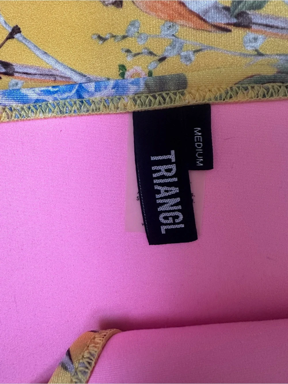 triangl swimwear bright yellow